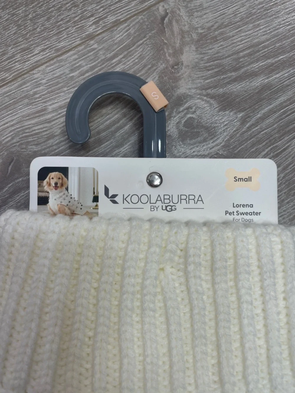 NWT Koolaburra By Ugg Lorena Pet Sweater for Dogs Multicolored Pom Poms Small